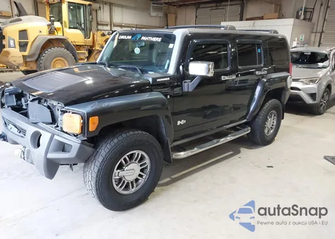 2007 Hummer H3 Suv z USA, uszkodzony, nr VIN 5GTDN13E378185133